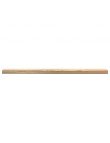 Davanzali 2 pz Non Trattati 140x15x2cm Legno Massello di Rovere