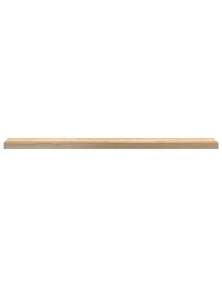Davanzali 2 pz Non Trattati 140x15x2cm Legno Massello di Rovere