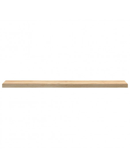 Davanzali 2 pz Non Trattati 140x20x2cm Legno Massello di Rovere