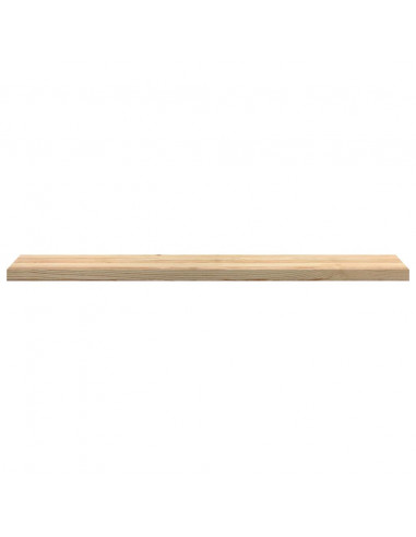 Davanzali 2 pz Non Trattati 140x25x2cm Legno Massello di Rovere