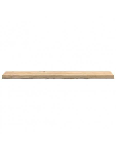 Davanzali 2 pz Non Trattati 140x25x2cm Legno Massello di Rovere
