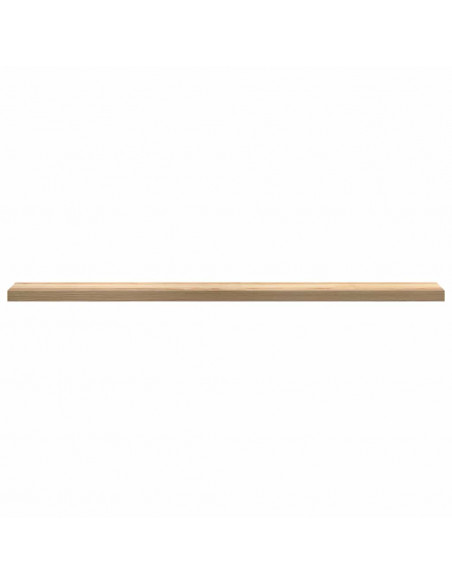 Davanzali 2 pz Non Trattati 160x15x2cm Legno Massello di Rovere