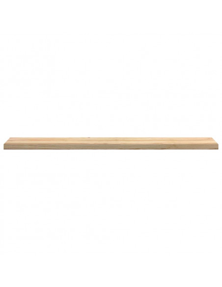 Davanzali 2 pz Non Trattati 160x25x2cm Legno Massello di Rovere