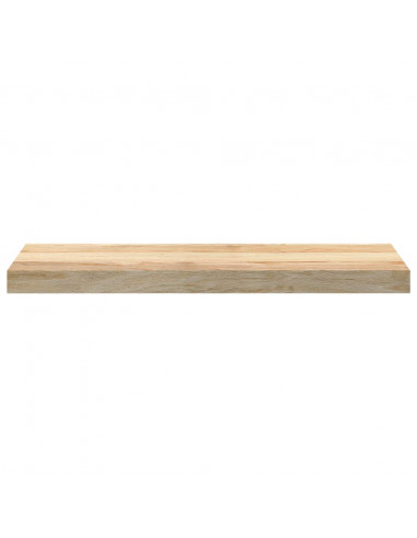 Davanzali 2 pz Non Trattati 70x20x2 cm Legno Massello di Rovere