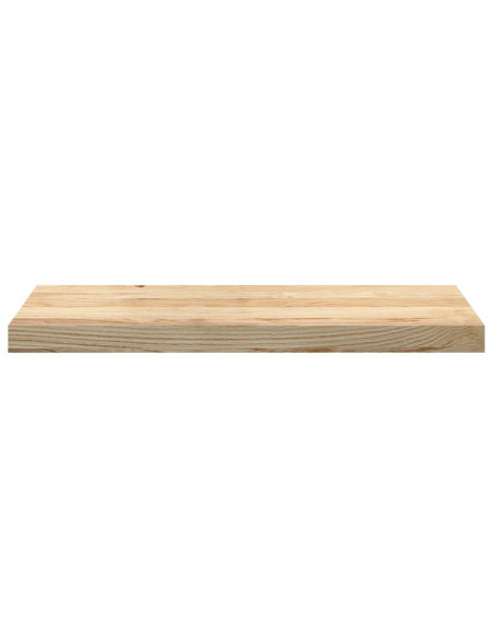 Davanzali 2 pz Non Trattati 70x25x2 cm Legno Massello di Rovere