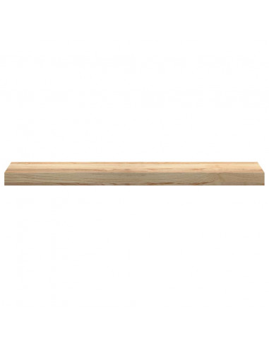 Davanzali 2 pz Non Trattati 80x15x2 cm Legno Massello di Rovere