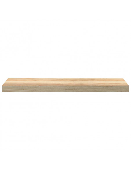 Davanzali 2 pz Non Trattati 80x20x2 cm Legno Massello di Rovere