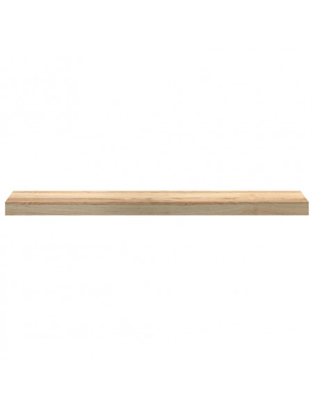 Davanzali 2 pz Non Trattati 90x15x2 cm Legno Massello di Rovere