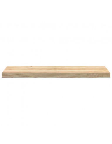 Davanzali 2 pz Non Trattati 90x25x2 cm Legno Massello di Rovere