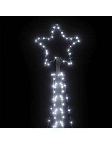 Illuminazione Albero di Natale 495 LED Bianco Freddo 300,5 cm