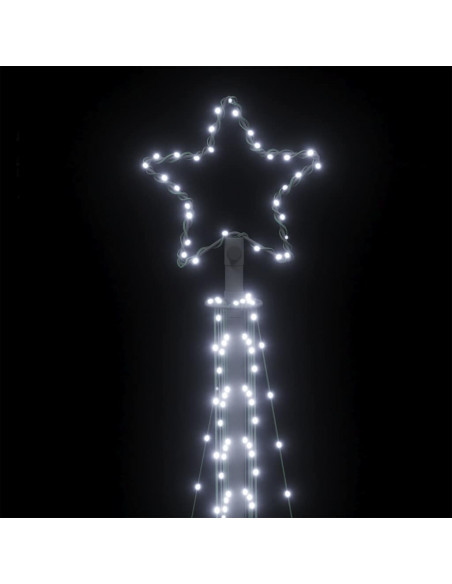 Illuminazione Albero di Natale 495 LED Bianco Freddo 300,5 cm