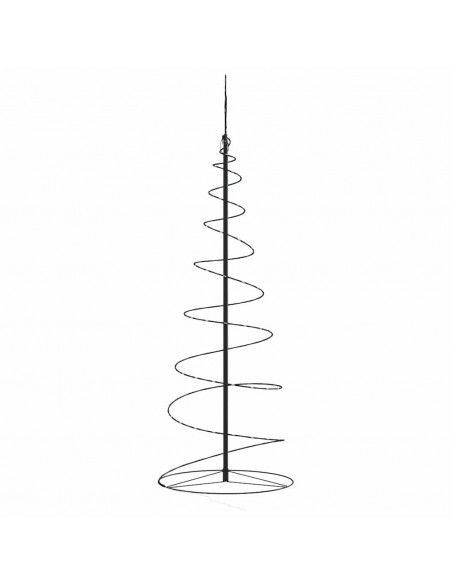 Illuminazione Albero di Natale a Cono 100LED Bianco Caldo 150cm