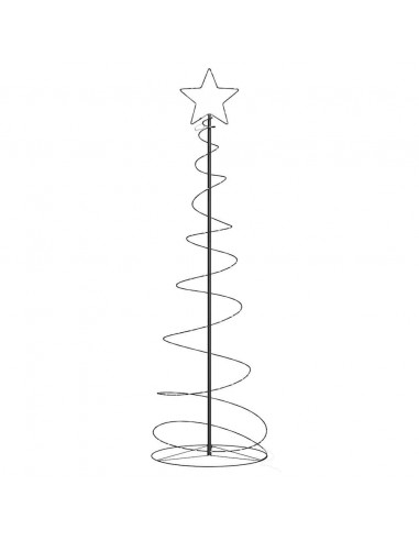 Albero di Natale a LED 120 LED Bianco Caldo 180 cm