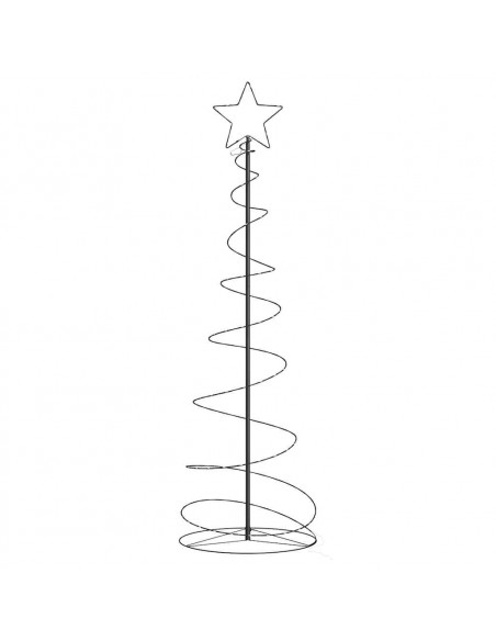 Albero di Natale a LED 120 LED Bianco Caldo 180 cm