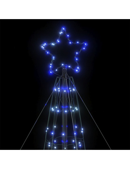 Illuminazione Albero di Natale a Cono 1534 LED Blu 503 cm