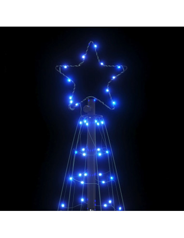 Illuminazione Albero di Natale a Cono 200 LED Blu 182 cm