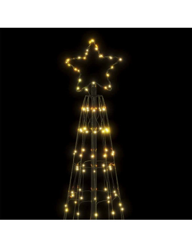 Illuminazione Albero di Natale a Cono 550LED Bianco Caldo 304cm