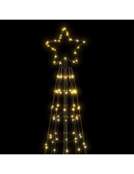 Illuminazione Albero di Natale a Cono 550LED Bianco Caldo 304cm