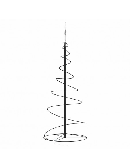 Illuminazione Albero di Natale a Cono 80 LED Bianco Caldo 120cm