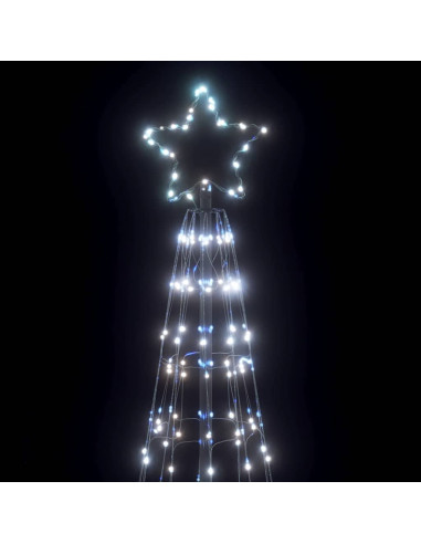Illuminazione Albero Natale a Cono 550 LED Bianco Freddo 304 cm