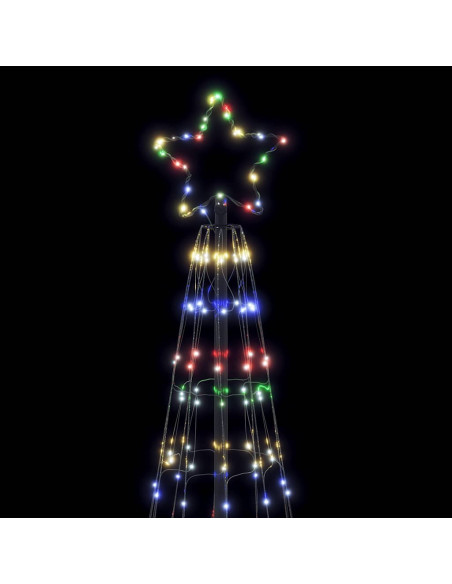 Illuminazione Albero Natale a Cono 550 LED Colorati 304 cm Illuminazione Albero Natale a Cono 550 LED Colorati 304 cm
