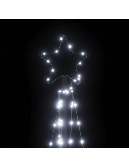Illuminazione per Albero di Natale 339 LED Bianco Freddo 187 cm