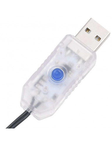 Illuminazione per Albero di Natale 339 LED Blu 187 cm