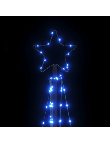 Illuminazione per Albero di Natale 339 LED Blu 187 cm