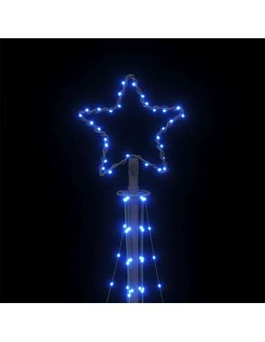 Illuminazione per Albero di Natale 447 LED Blu 249 cm
