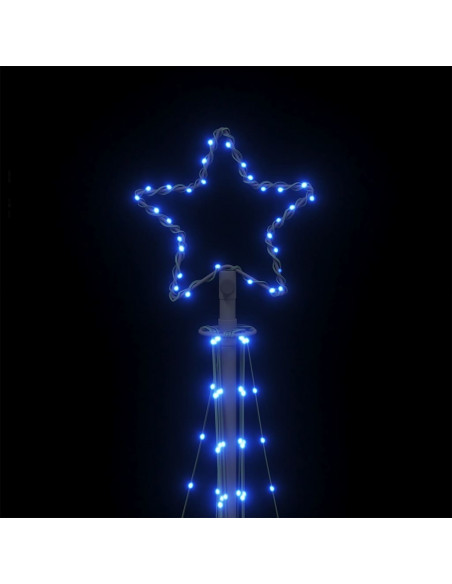 Illuminazione per Albero di Natale 447 LED Blu 249 cm