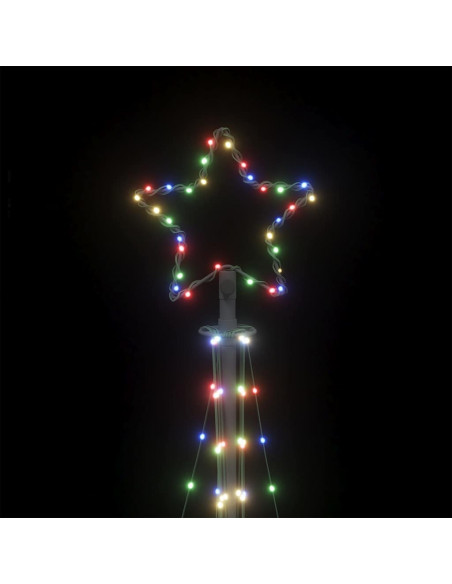 Illuminazione per Albero di Natale 447 LED Colorato 249 cm