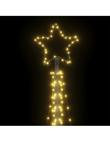 Illuminazione per Albero di Natale 495 LED Bianco Caldo 300,5cm