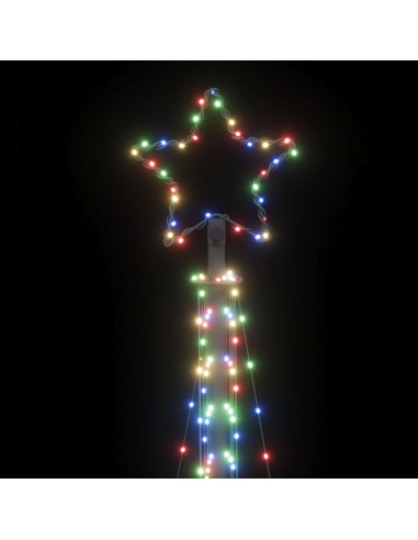 Illuminazione per Albero di Natale 495 LED Colorati 300,5 cm