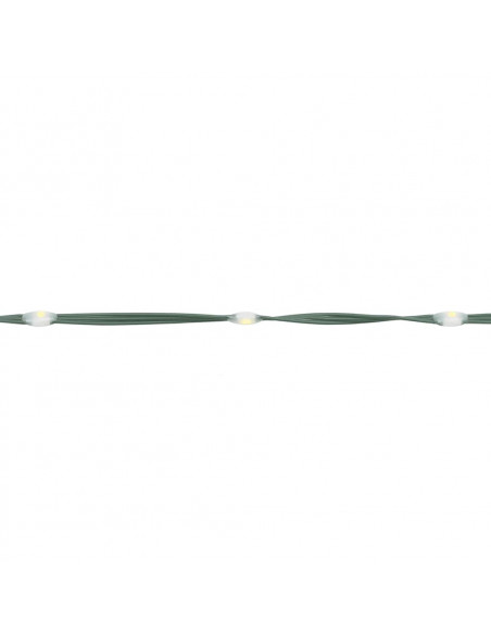Illuminazione per Albero di Natale 570 LED Bianco Caldo 399 cm