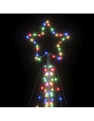 Illuminazione per Albero di Natale 570 LED Colorato 399 cm
