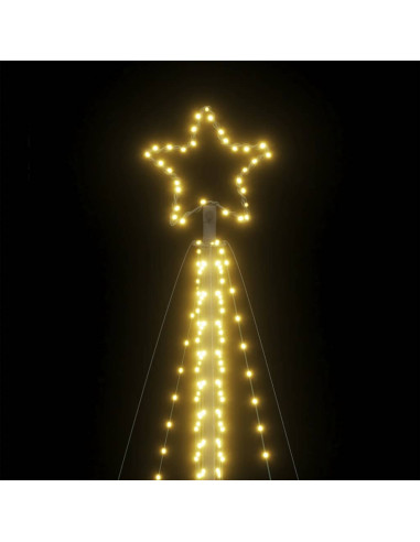 Illuminazione per Albero di Natale 789 LED Bianco Caldo 476 cm