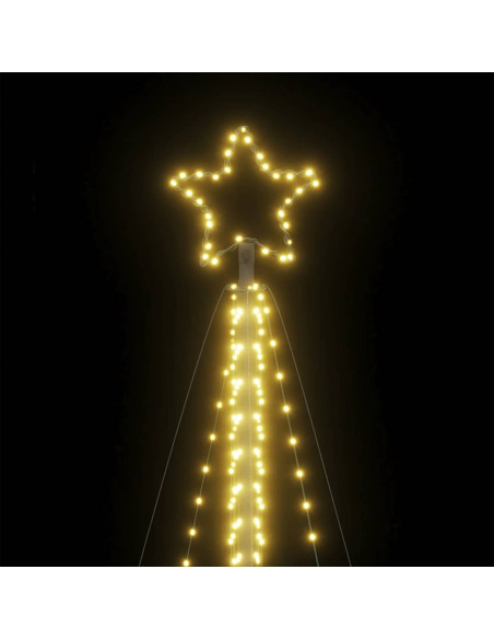 Illuminazione per Albero di Natale 789 LED Bianco Caldo 476 cm