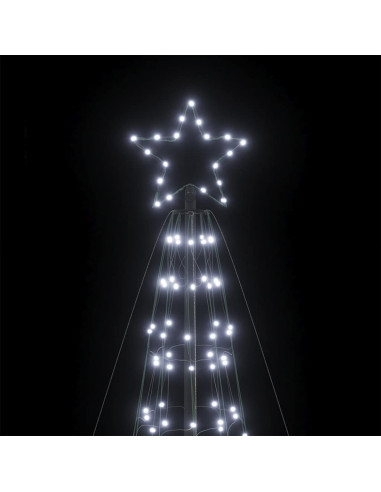 Lampada per Albero Natale Punte 1534 LED Bianco Freddo 500 cm