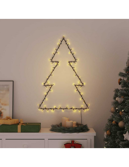 Luci di Natale Albero di Natale Silhouette 115 LED Bianco Caldo
