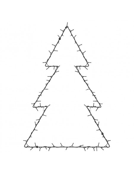 Luci di Natale Albero di Natale Silhouette 115 LED Bianco Caldo