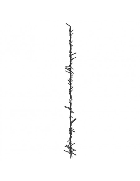 Luci di Natale Albero di Natale Silhouette 80 LED Bianco Caldo