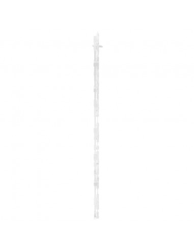 Luci di Natale Babbo Natale 2 pz 35 LED Bianco Caldo