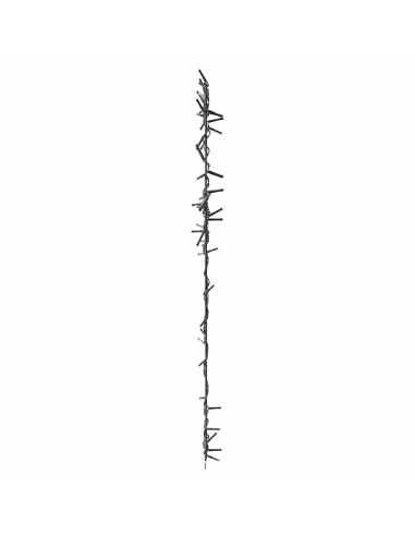 Luci di Natale Stella Cadente Silhouette 80 LED Bianco Caldo