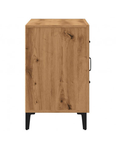 Credenza Rovere Artigianale 100x36x60 cm in Legno Multistrato