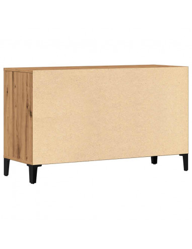 Credenza Rovere Artigianale 100x36x60 cm in Legno Multistrato