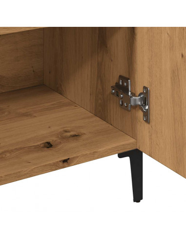 Credenza Rovere Artigianale 100x36x60 cm in Legno Multistrato