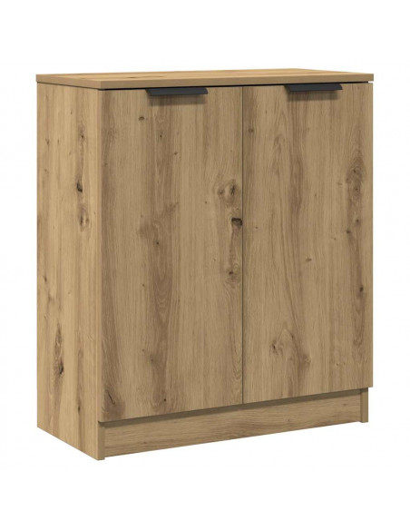 Credenze 3 pz Rovere Artigianale 60x30x70 cm Legno Multistrato