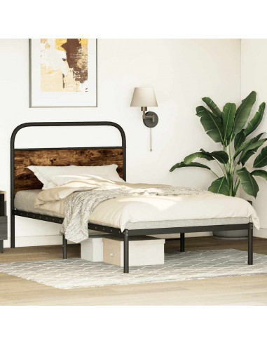 Giroletto senza Materasso Rovere Fumo 107x203 cm in Truciolato