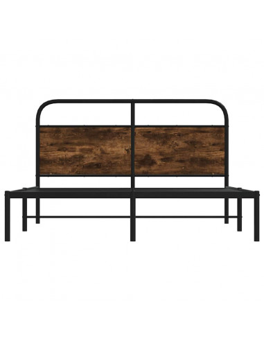 Giroletto senza Materasso Rovere Fumo 120x190 cm in Truciolato