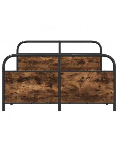 Giroletto senza Materasso Rovere Fumo 120x190 cm in Truciolato